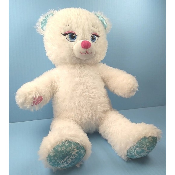 Build A Bear Plush Disney ELSA Frozen 17" White Stuffed Animal Bear Toy EC - Picture 4 of 8